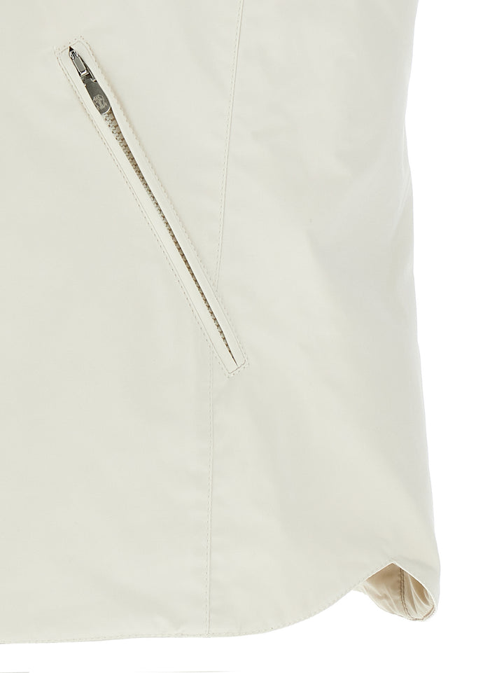 Water-Repellent Vest Gilet Bianco