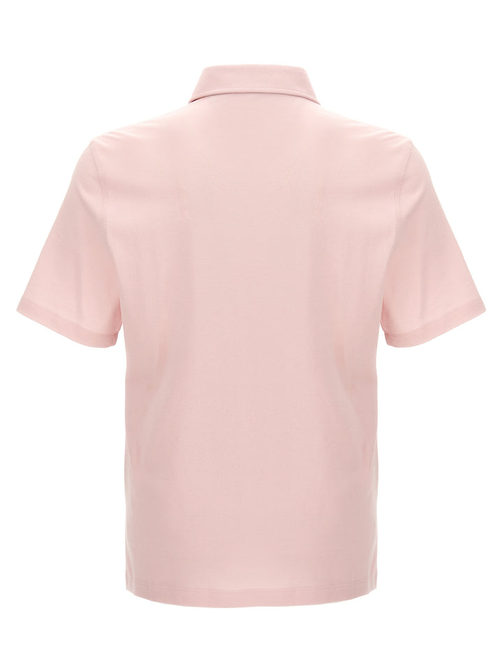 Piqué Cotton  Shirt Polo Rosa