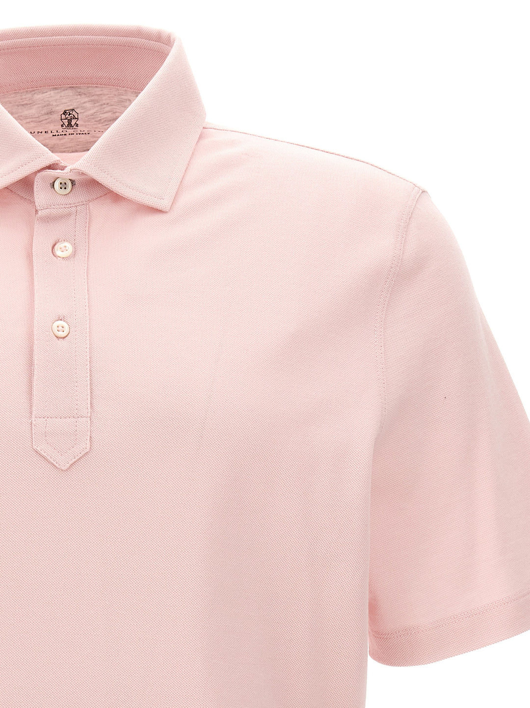 Piqué Cotton  Shirt Polo Rosa