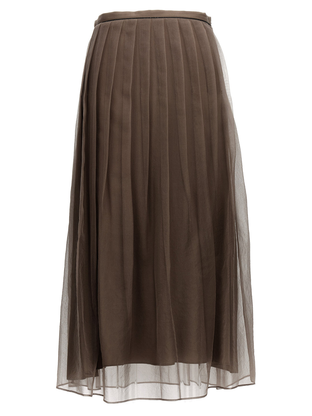 Tulle Skirt Gonne Marrone