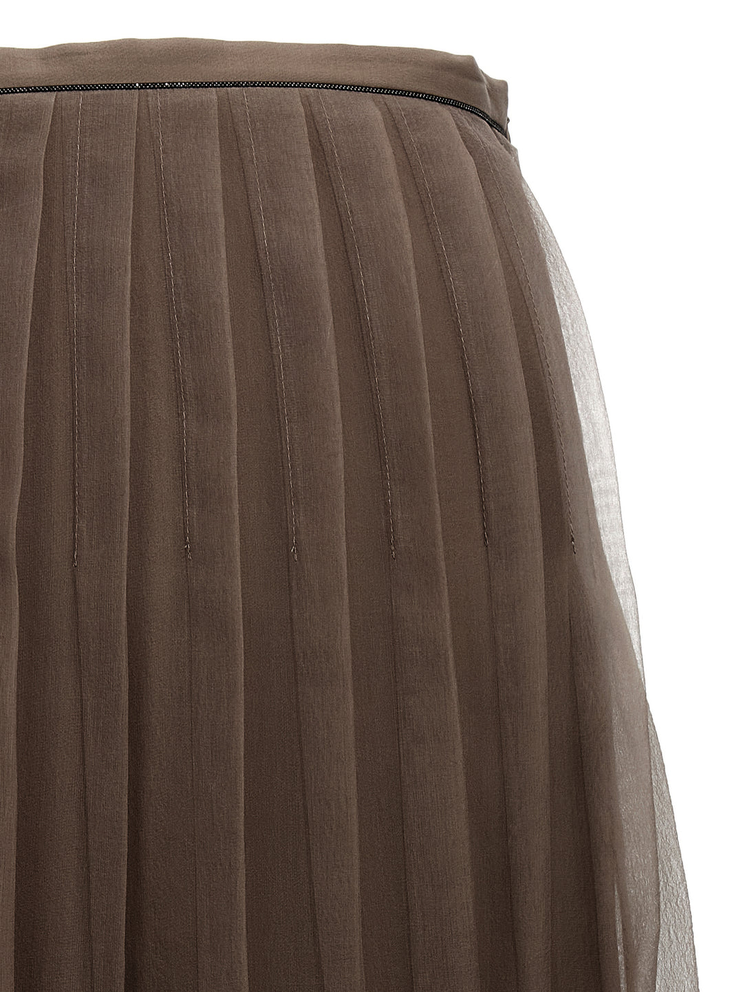 Tulle Skirt Gonne Marrone