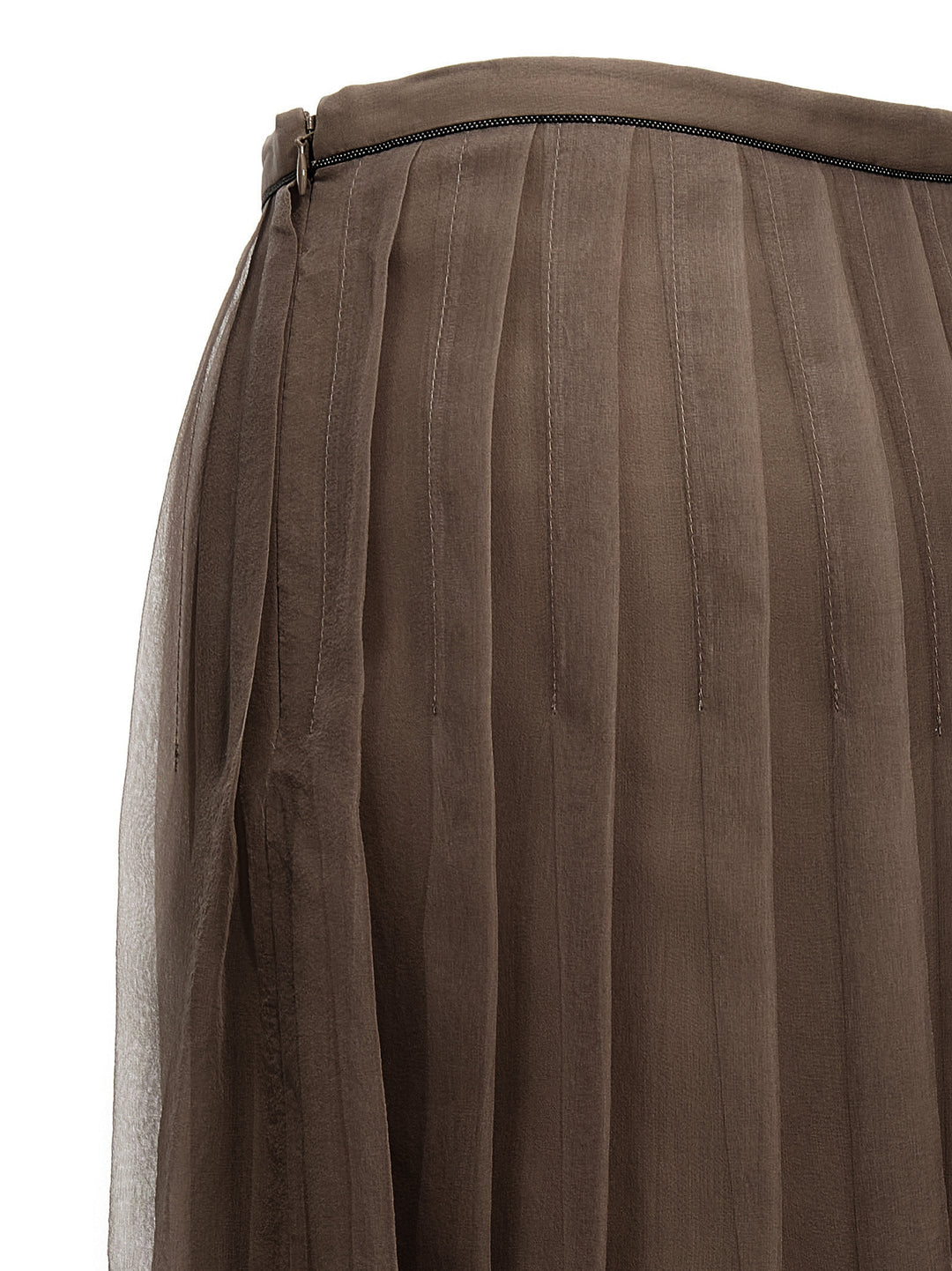 Tulle Skirt Gonne Marrone