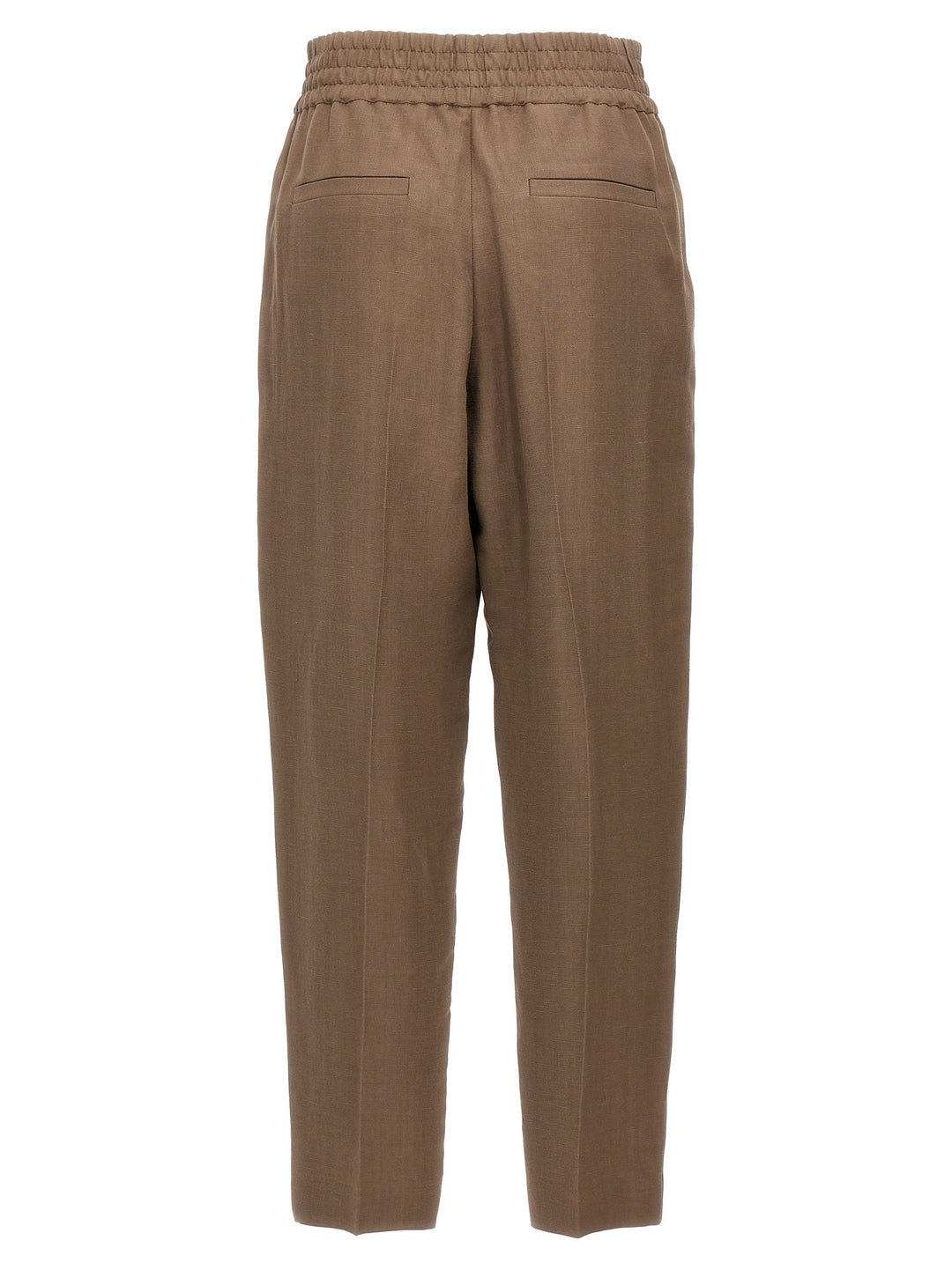 Linen Trousers Pantaloni Marrone