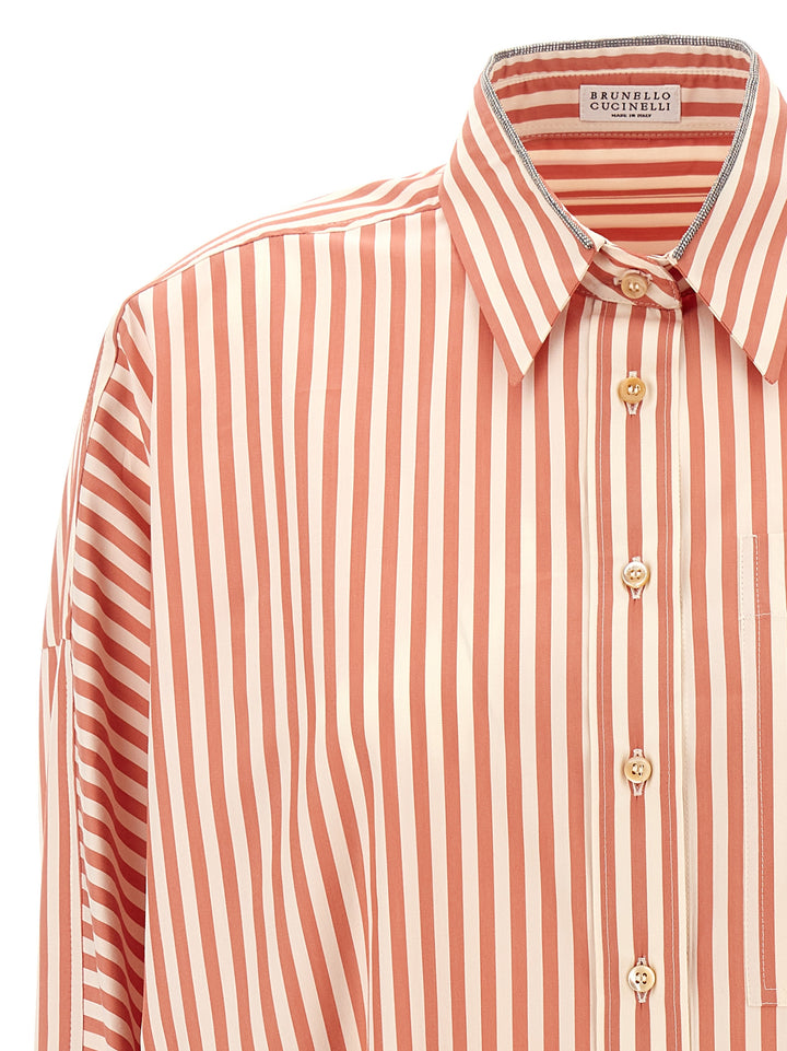 Striped Shirt Camicie Arancione