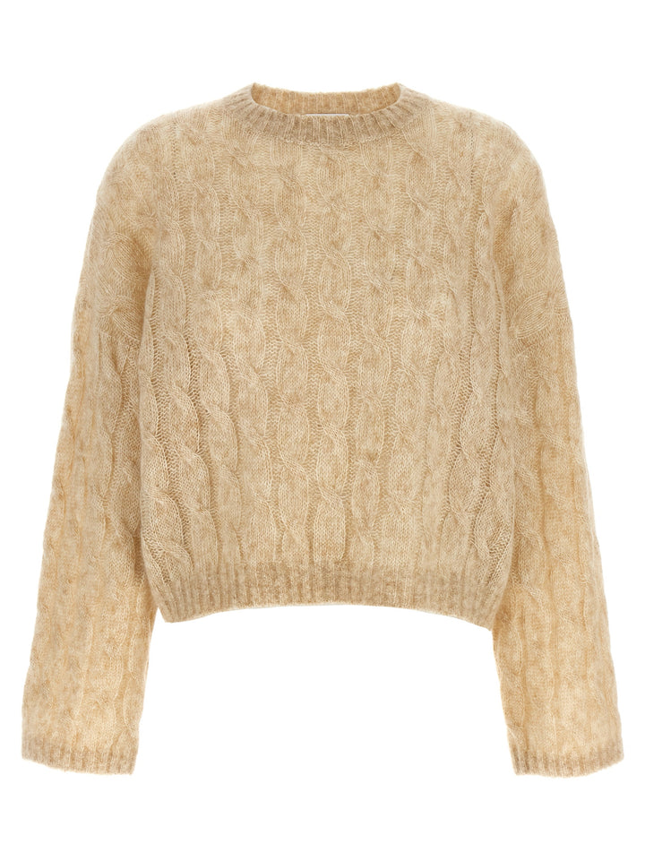 Braided Sweater Maglioni Beige