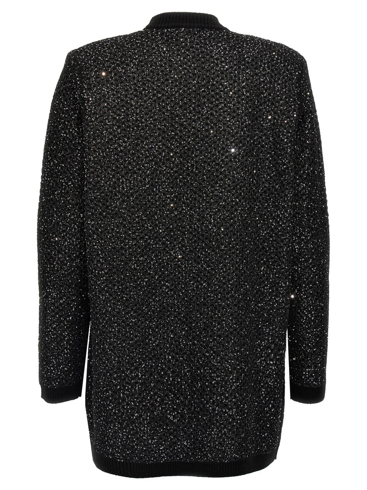 Sequin Cardigan Maglioni Nero