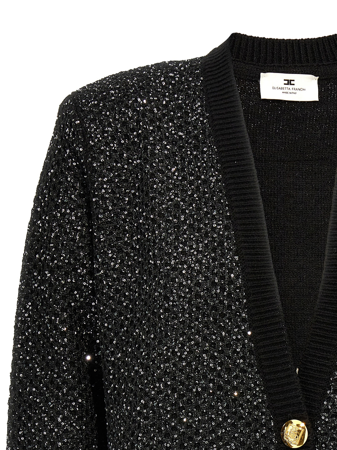 Sequin Cardigan Maglioni Nero