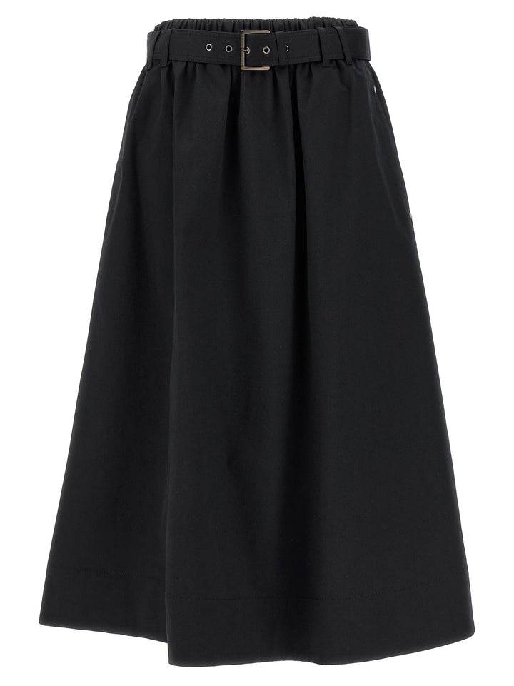 Belt Skirt Gonne Nero