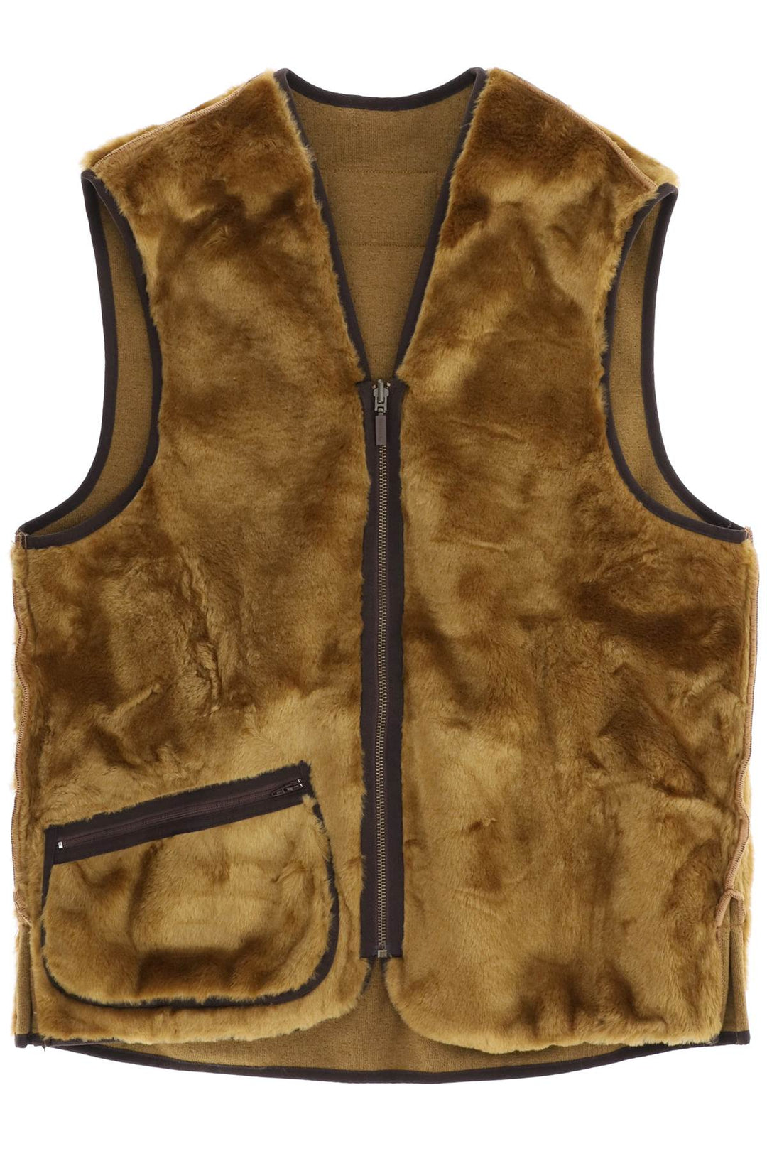 Gilet Reversibile In Pile