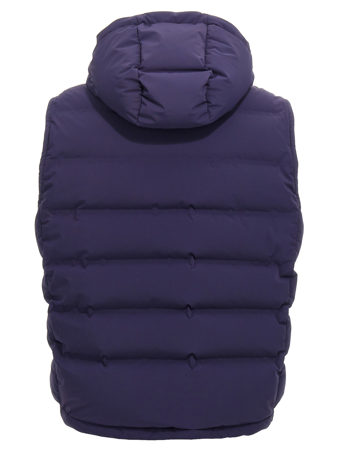 Hooded Vest Gilet Blu