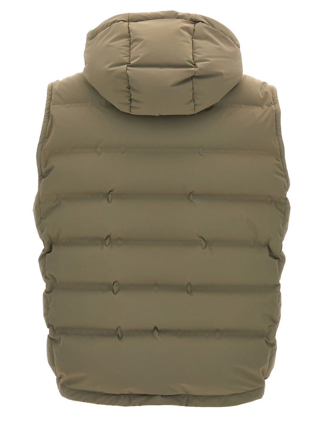 Hooded Vest Gilet Verde