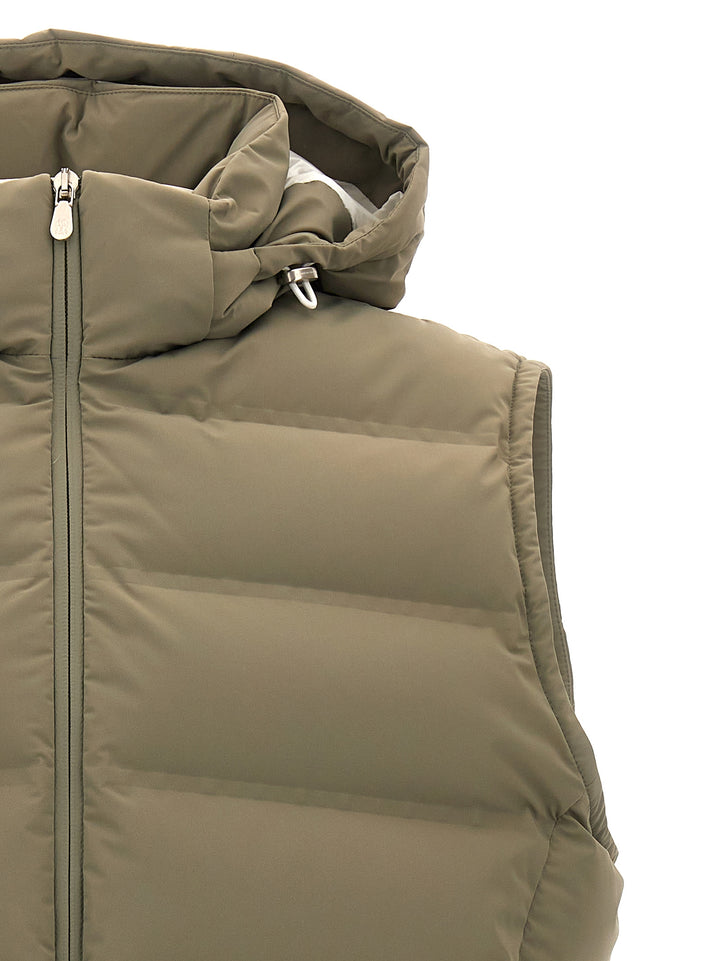 Hooded Vest Gilet Verde