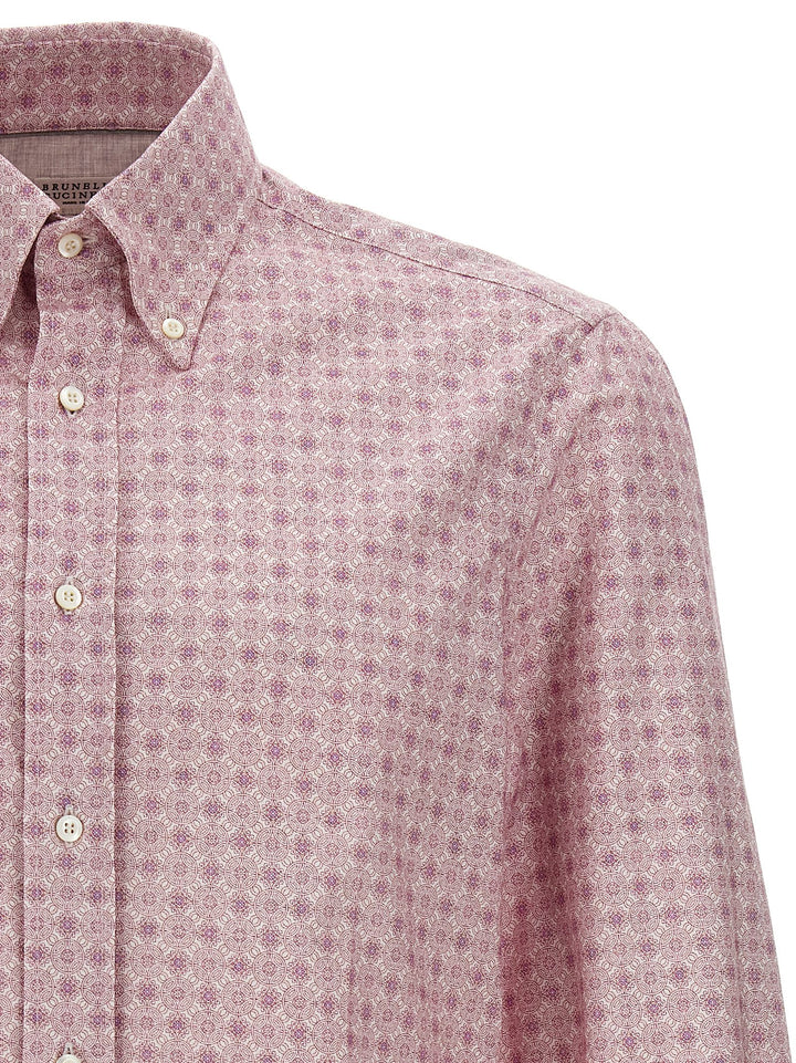 Micro Patterned Shirt Camicie Rosa