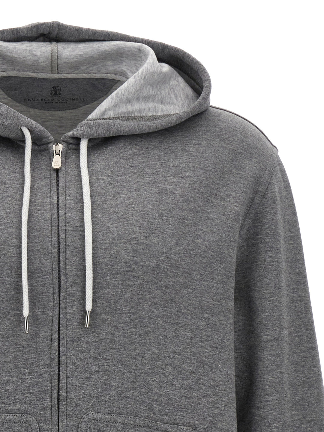 Hoodie Felpe Grigio