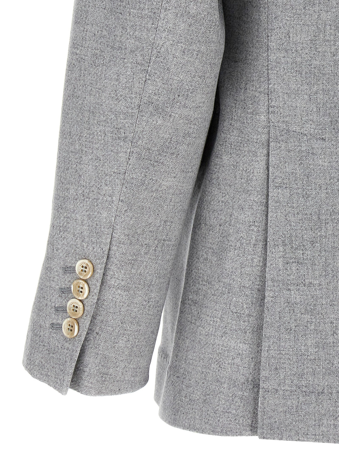 Single-Breasted Blazer Grigio