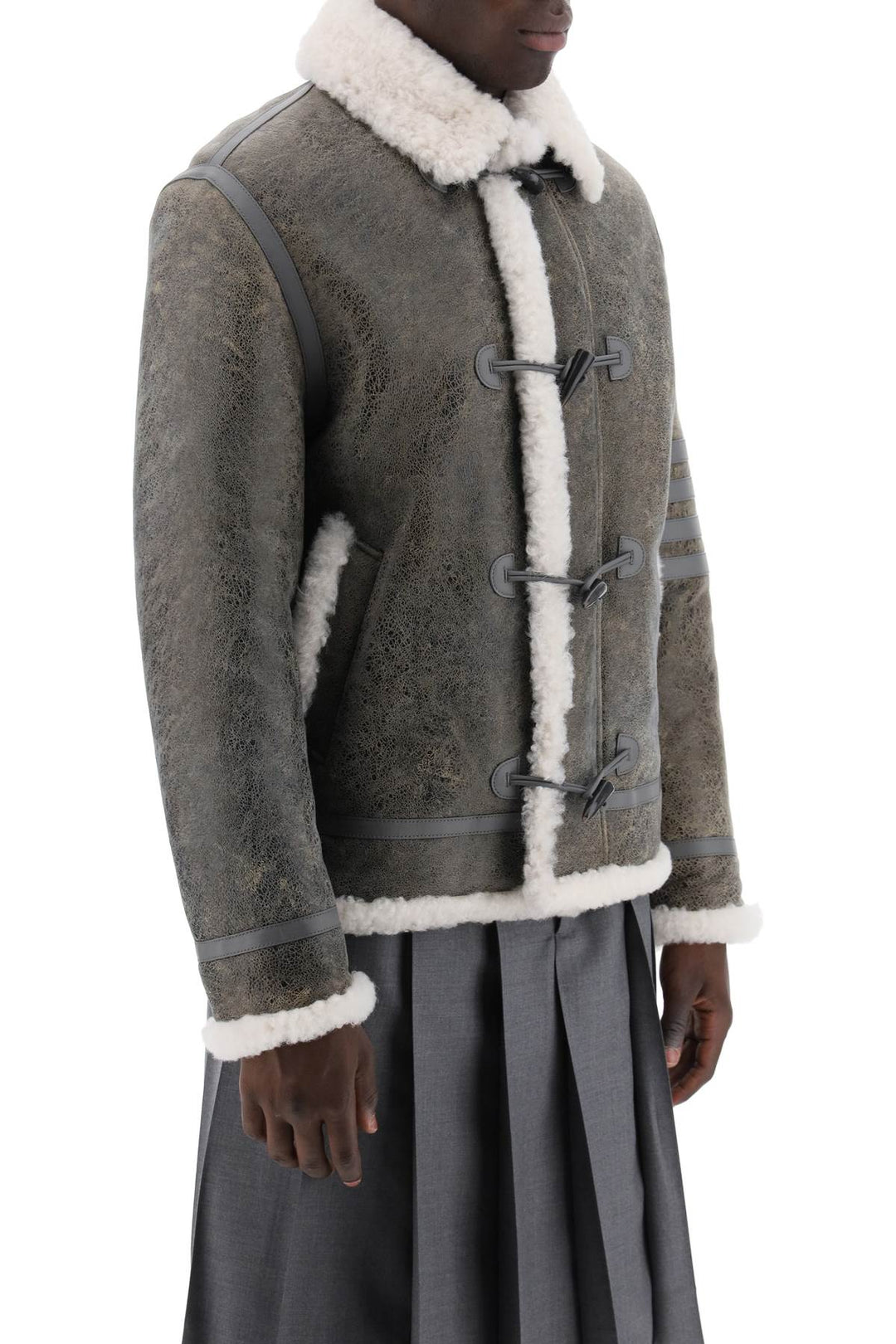 Montgomery Cropped In Shearling