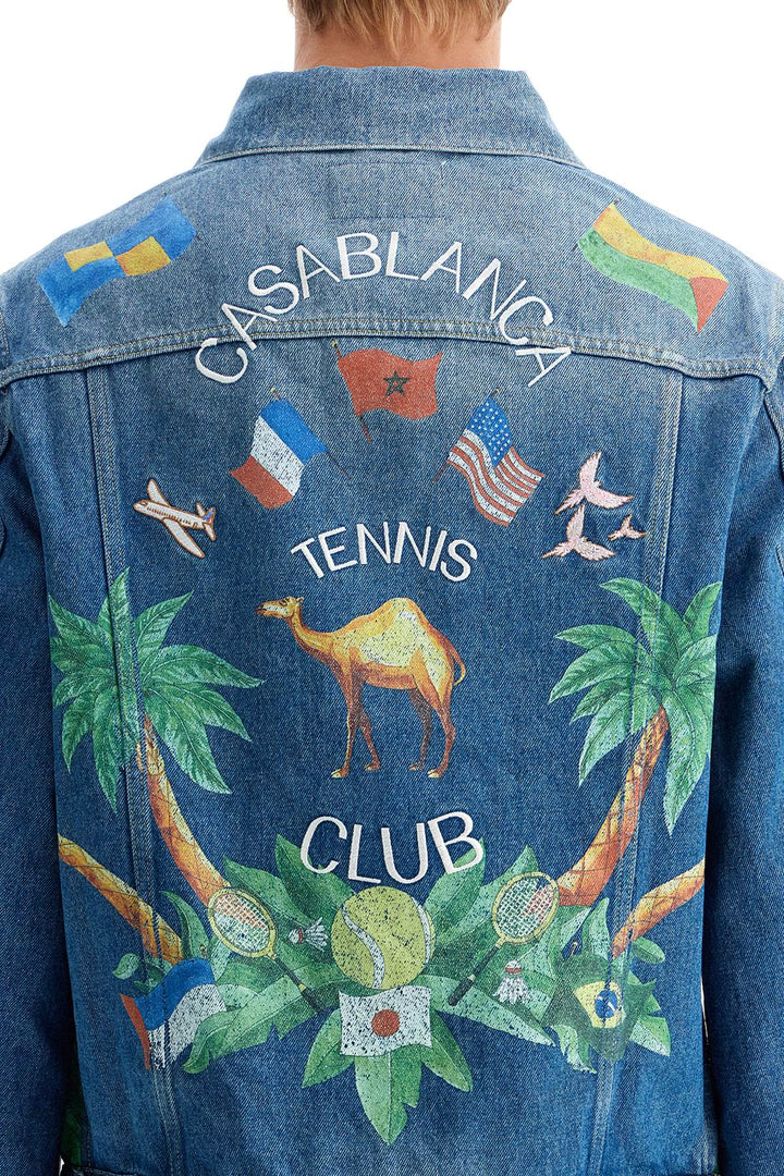 Giacca In Denim Tennis Club