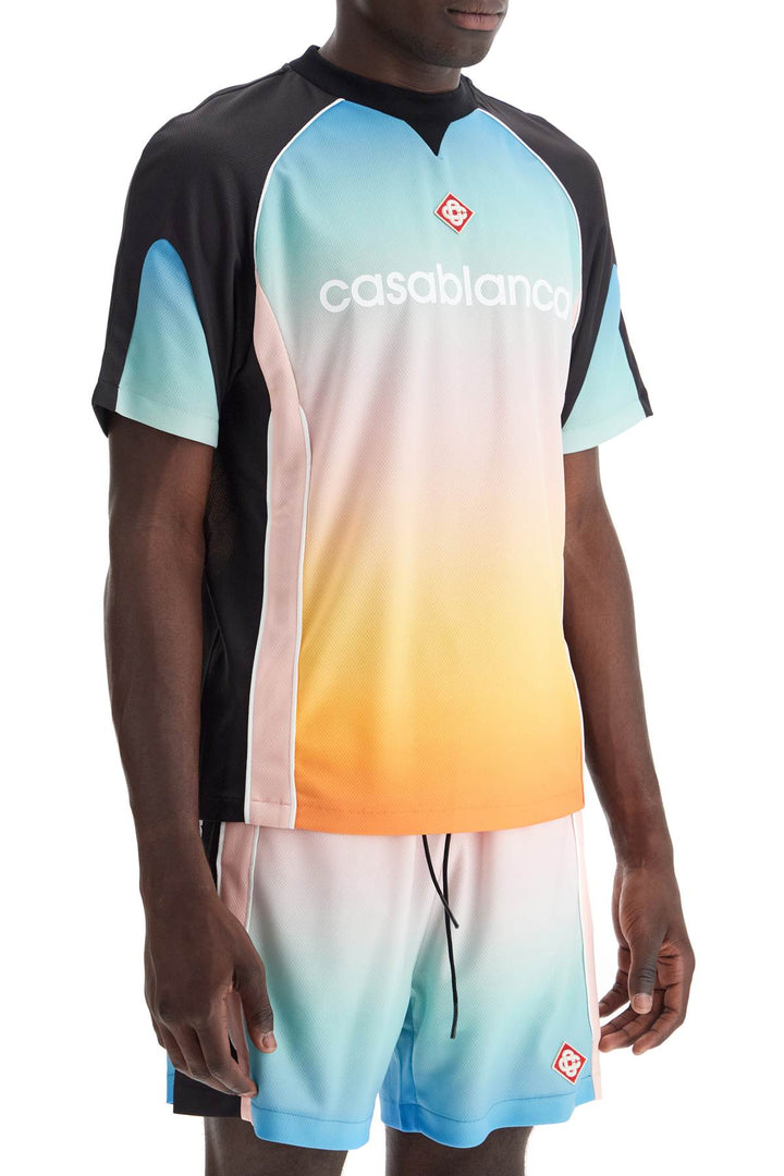 T Shirt Pastel Gradient Football