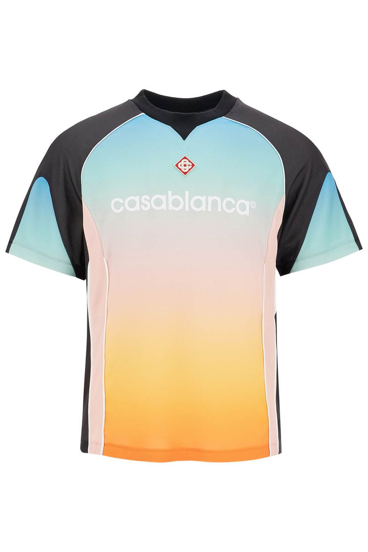 T Shirt Pastel Gradient Football