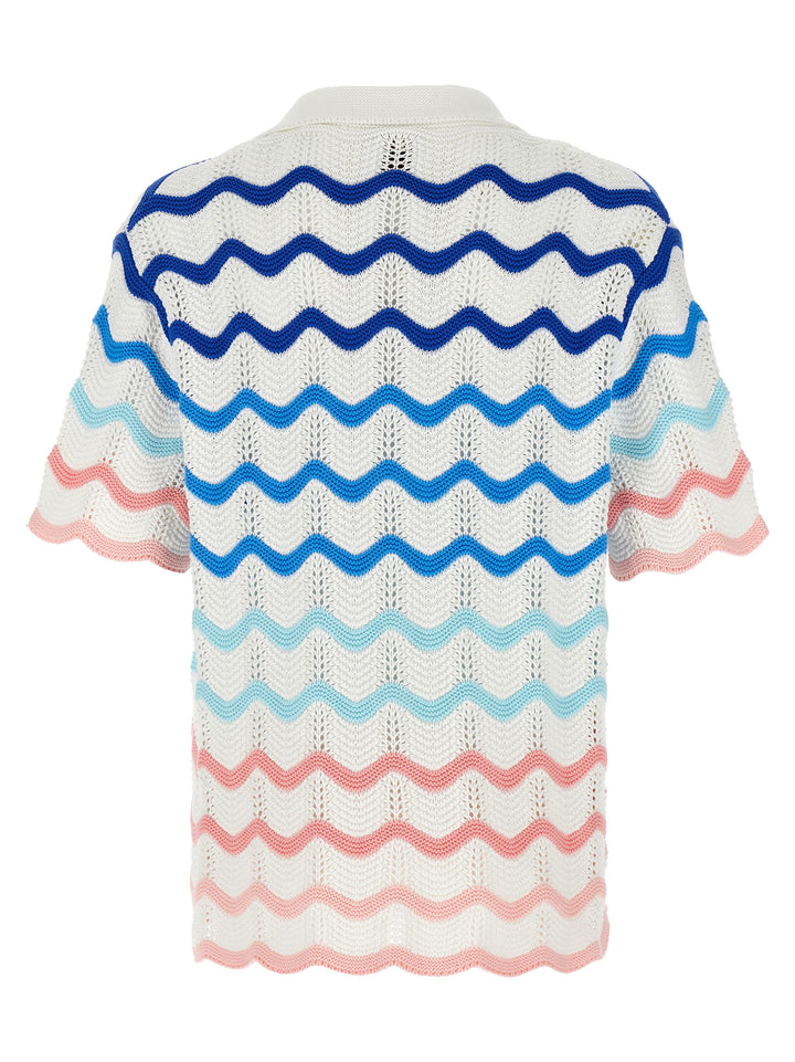 Gradient Wave Camicie Multicolor