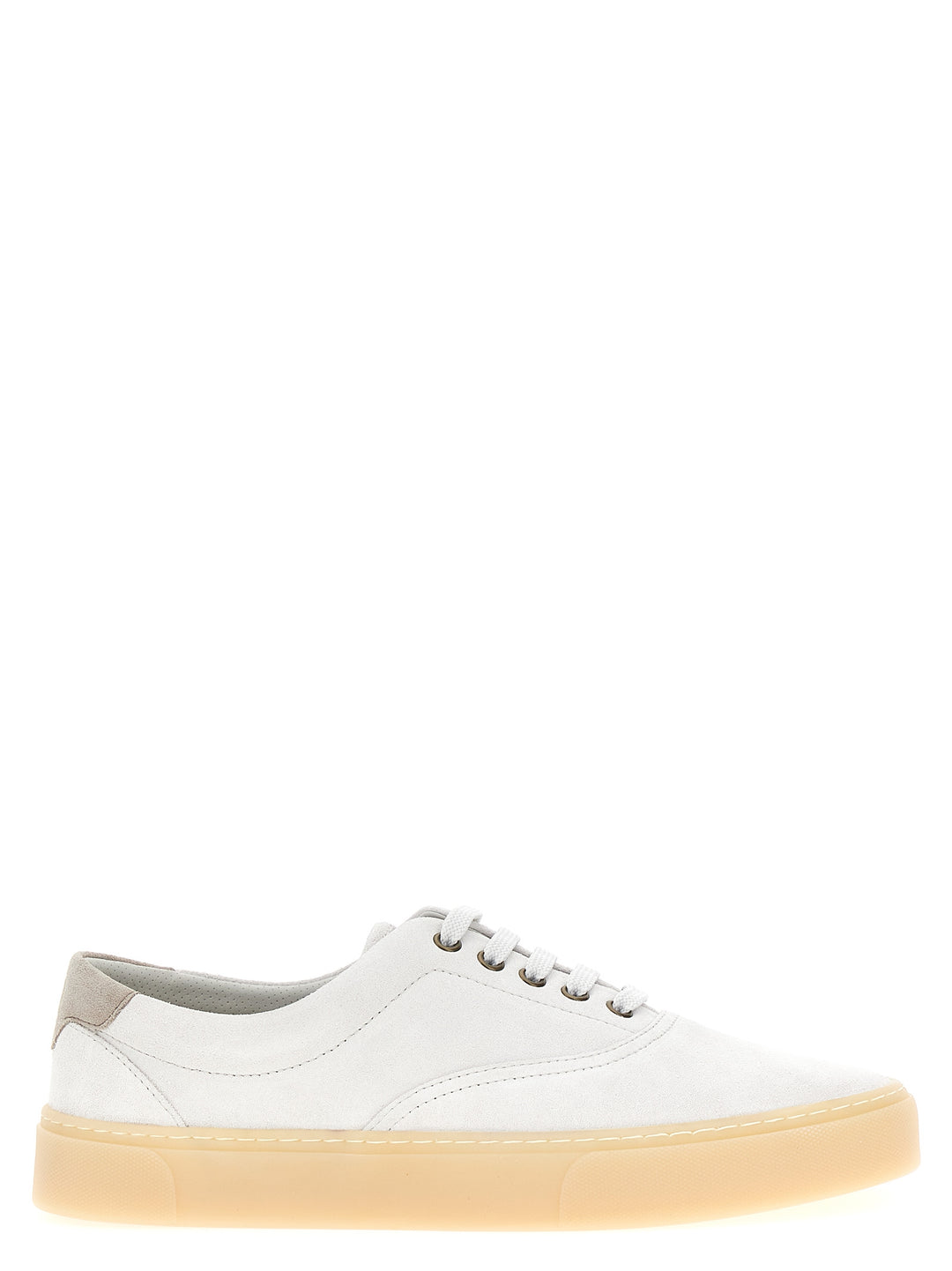 Leather Sneakers Bianco