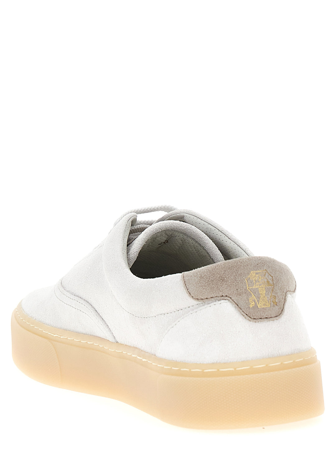 Leather Sneakers Bianco