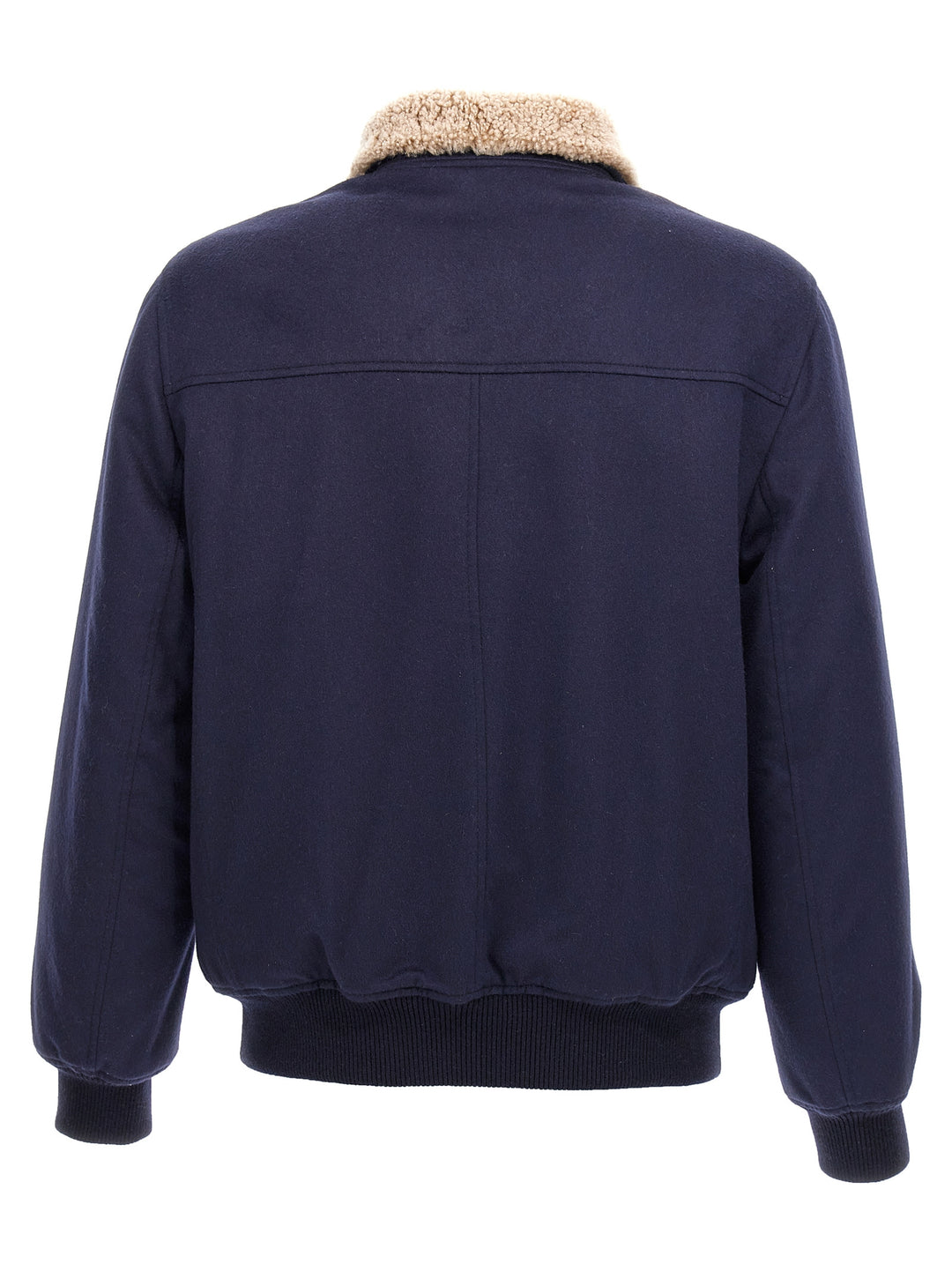 Cashmere Bomber Jacket Giacche Blu