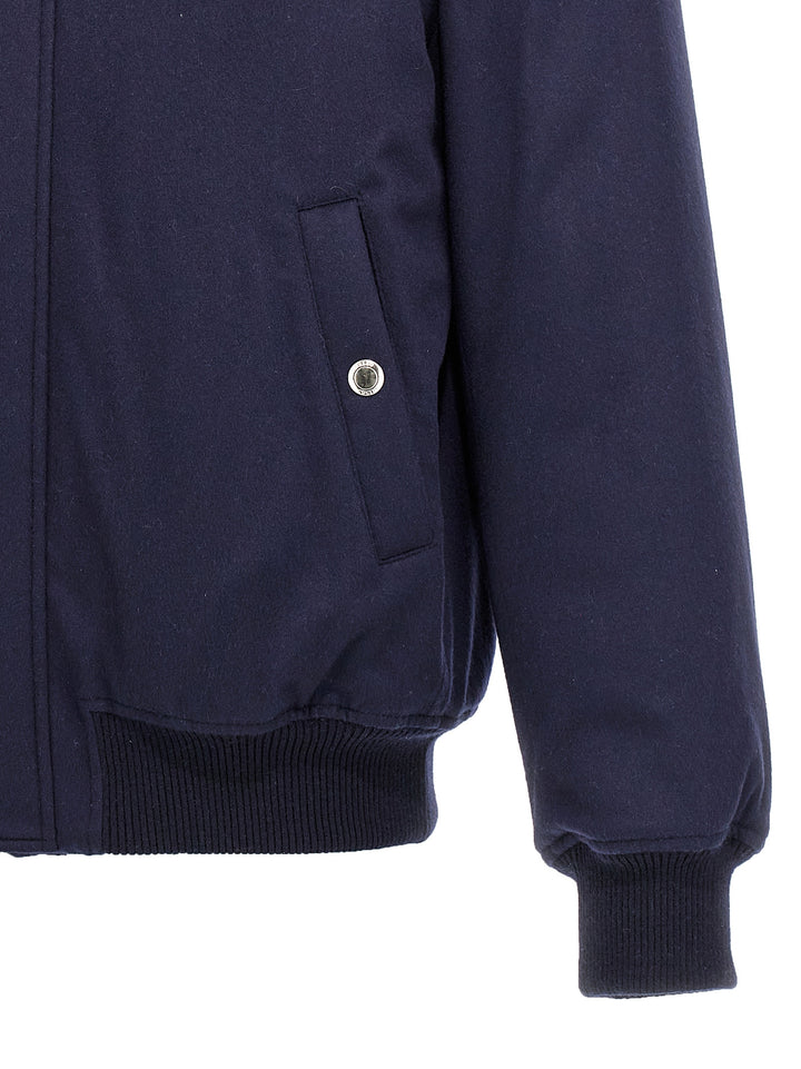 Cashmere Bomber Jacket Giacche Blu