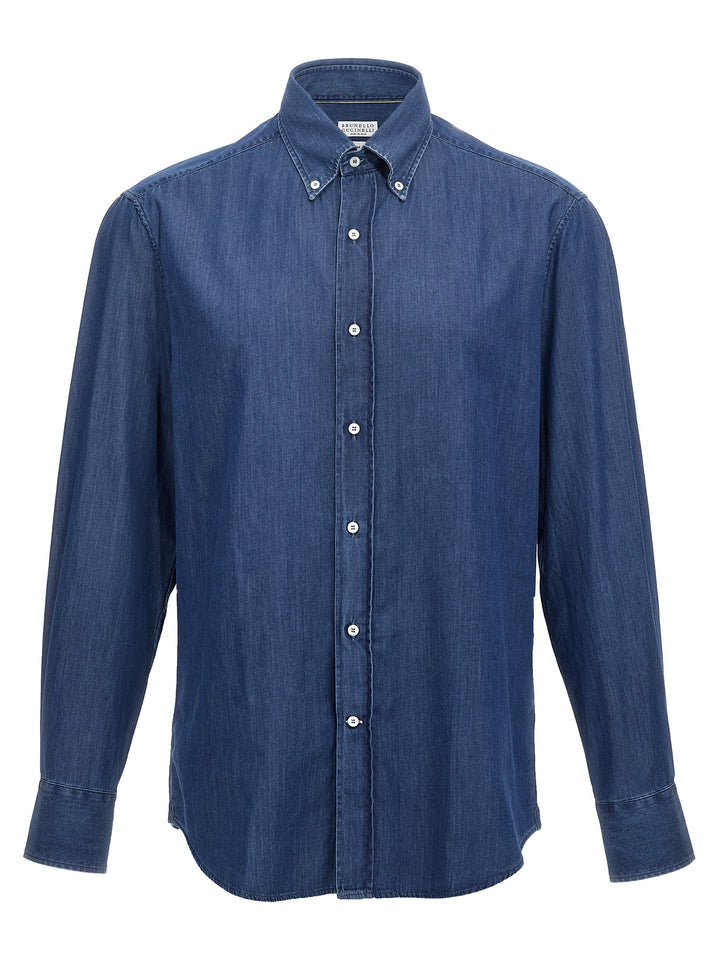 Chambray Shirt Camicie Blu