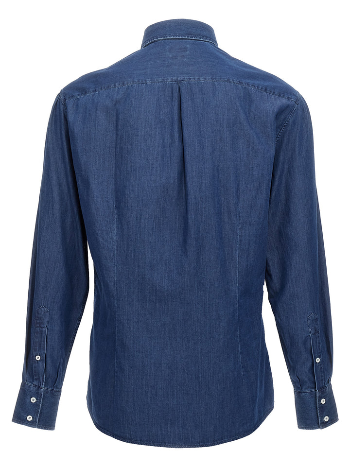 Chambray Shirt Camicie Blu