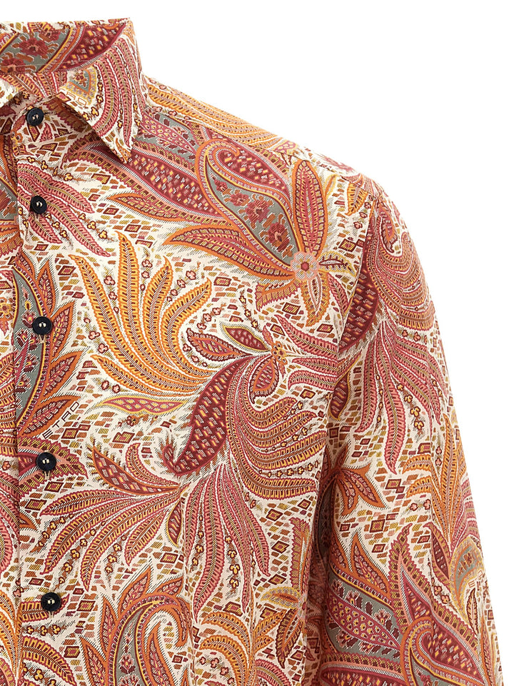 Paisley Flower Shirt Camicie Multicolor