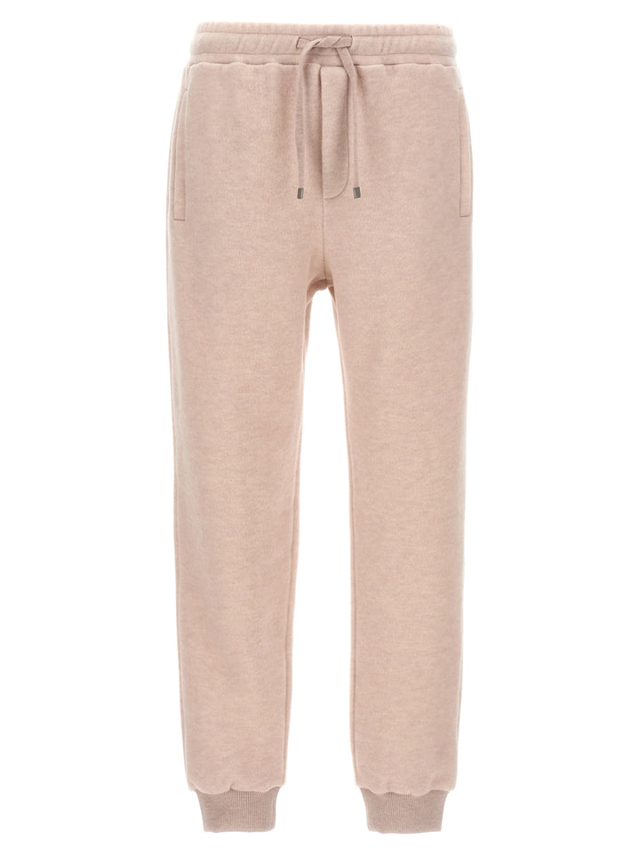 Wool Joggers Pantaloni Beige