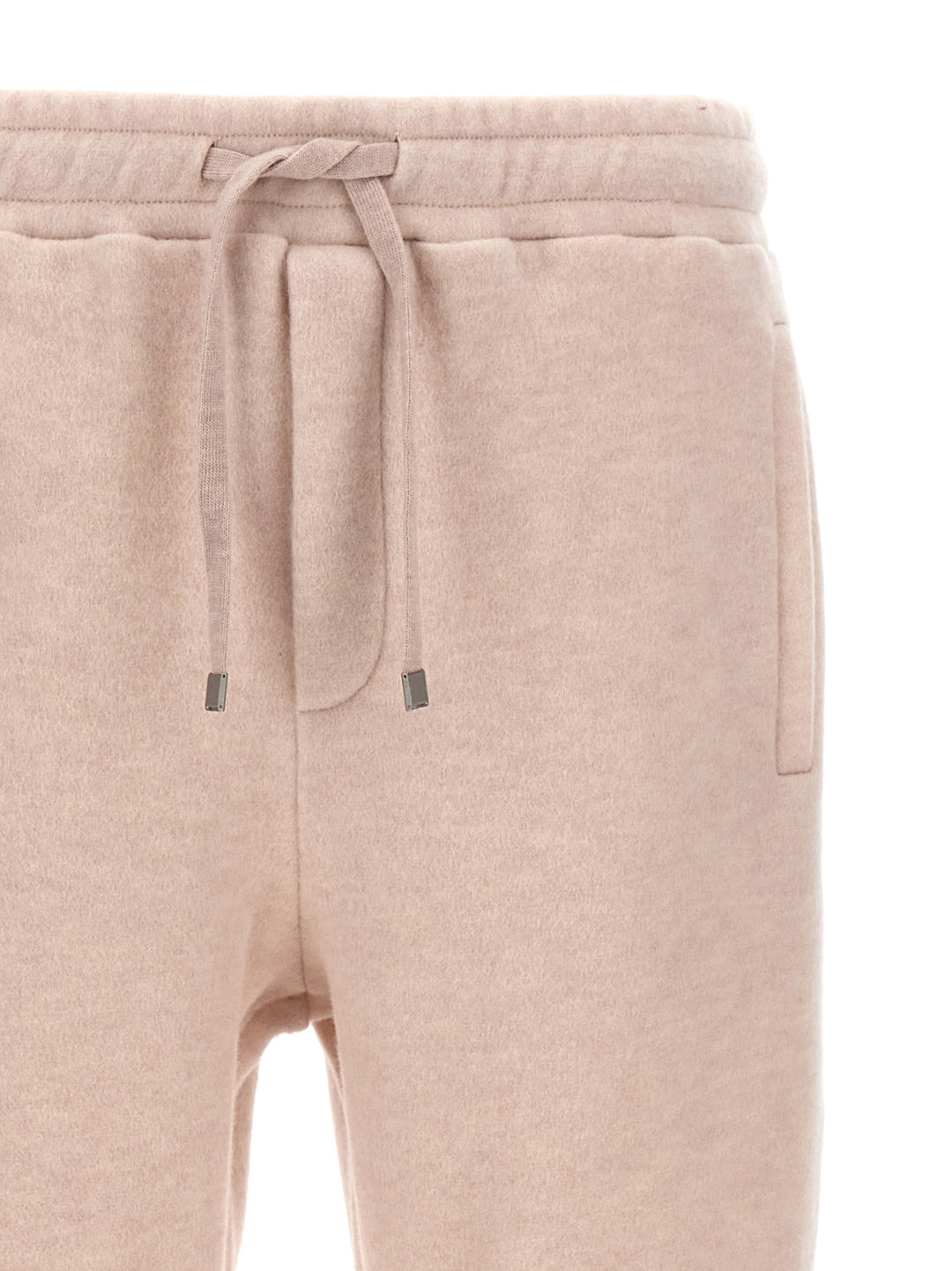 Wool Joggers Pantaloni Beige