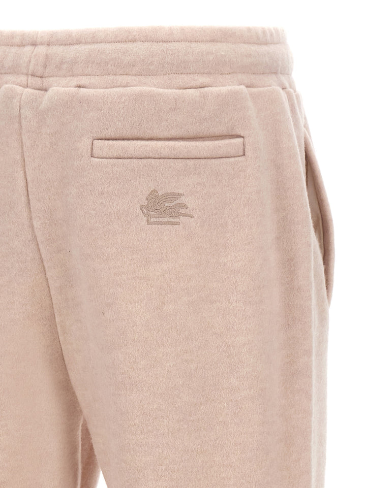 Wool Joggers Pantaloni Beige