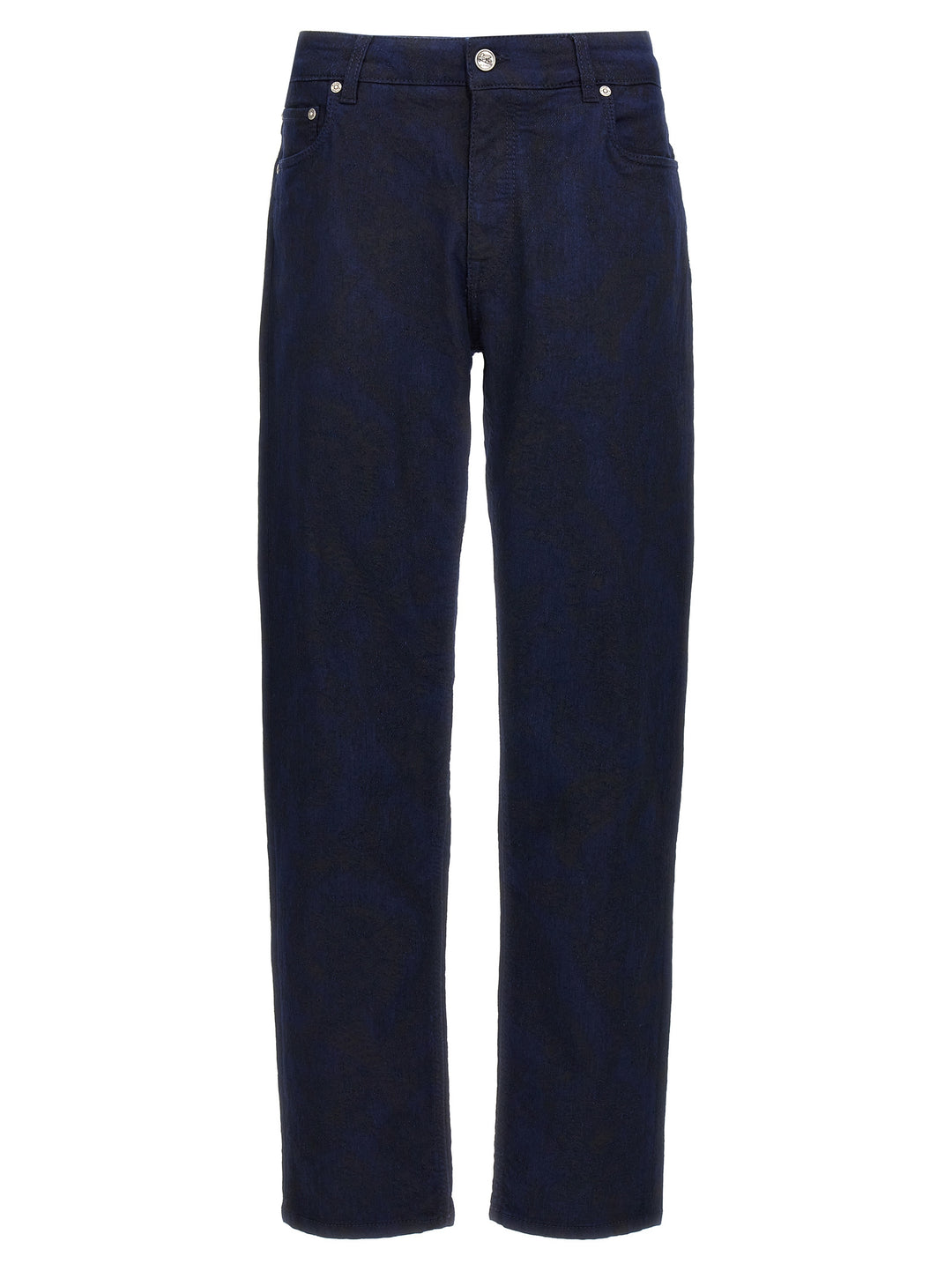 Jacquard Jeans Blu