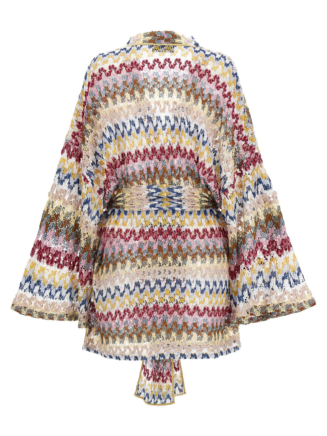 Lamé Wave Cardigan Maglioni Multicolor