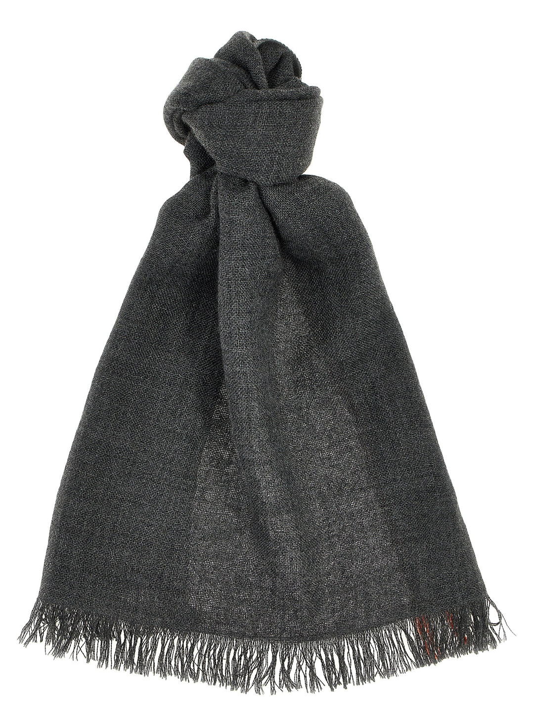 Silk Cashmere Scarf Sciarpe Grigio