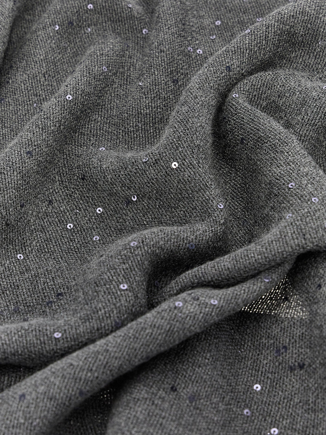 Sequin Scarf Sciarpe Grigio