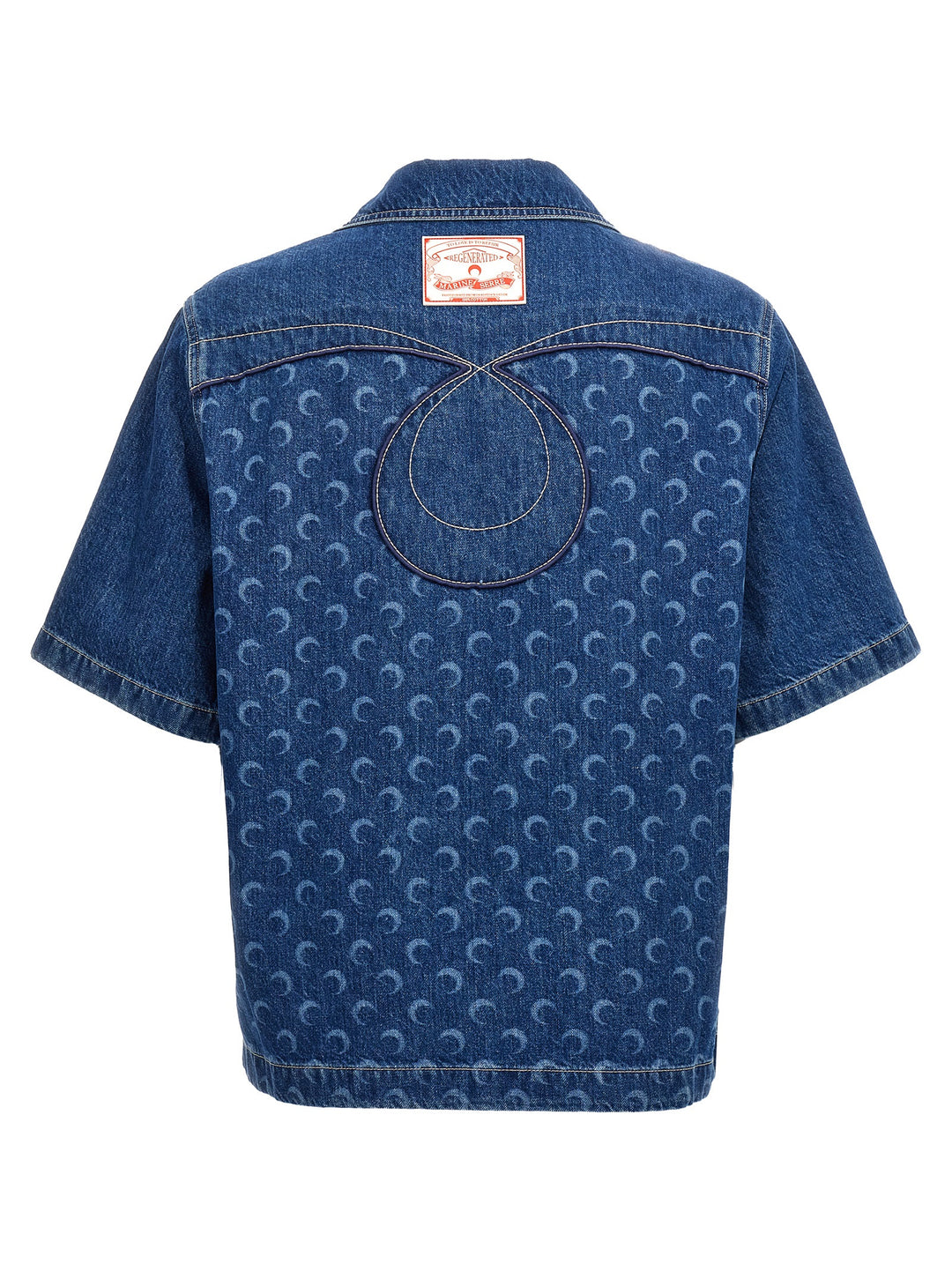 Logo Print Shirt Camicie Blu