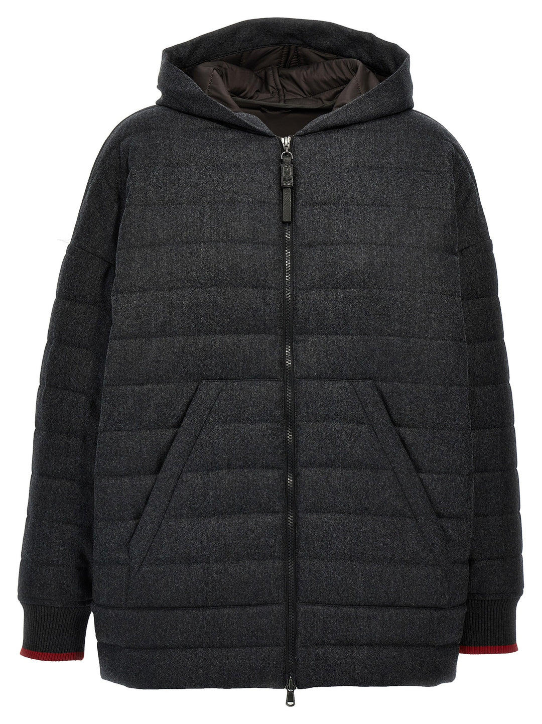 Wool Down Jacket Giacche Grigio