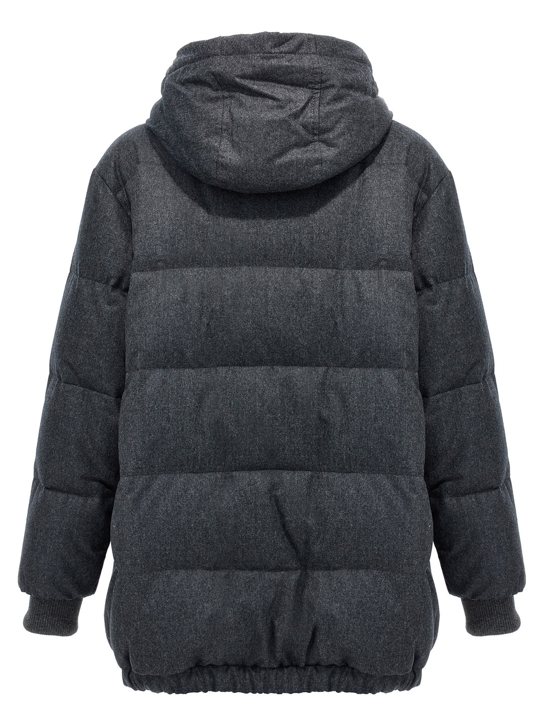 Padded Wool Down Jacket Giacche Grigio