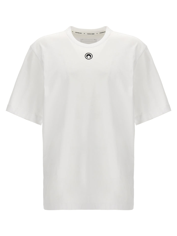 Moon Logo T Shirt Bianco