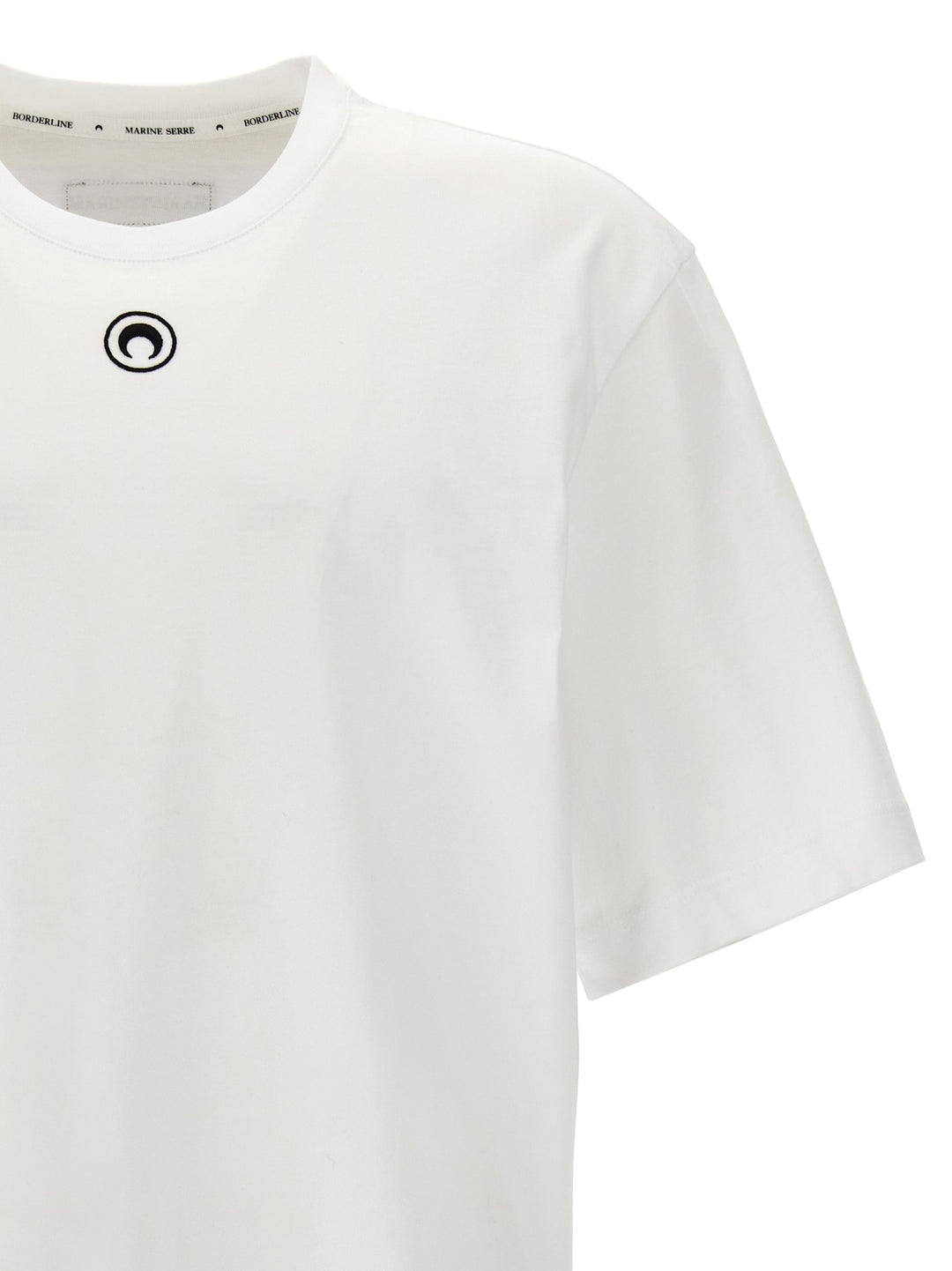 Moon Logo T Shirt Bianco