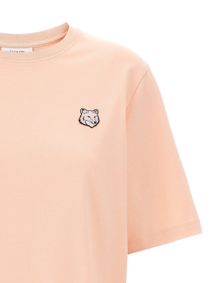 Bold Fox Head T Shirt Rosa