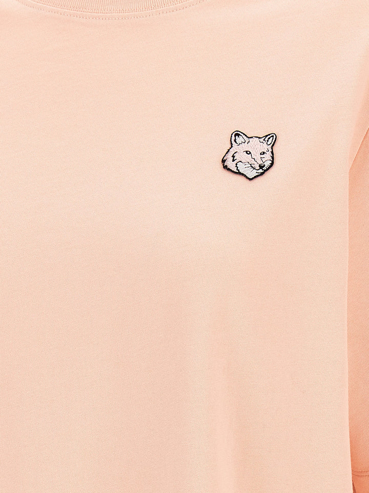 Bold Fox Head T Shirt Rosa