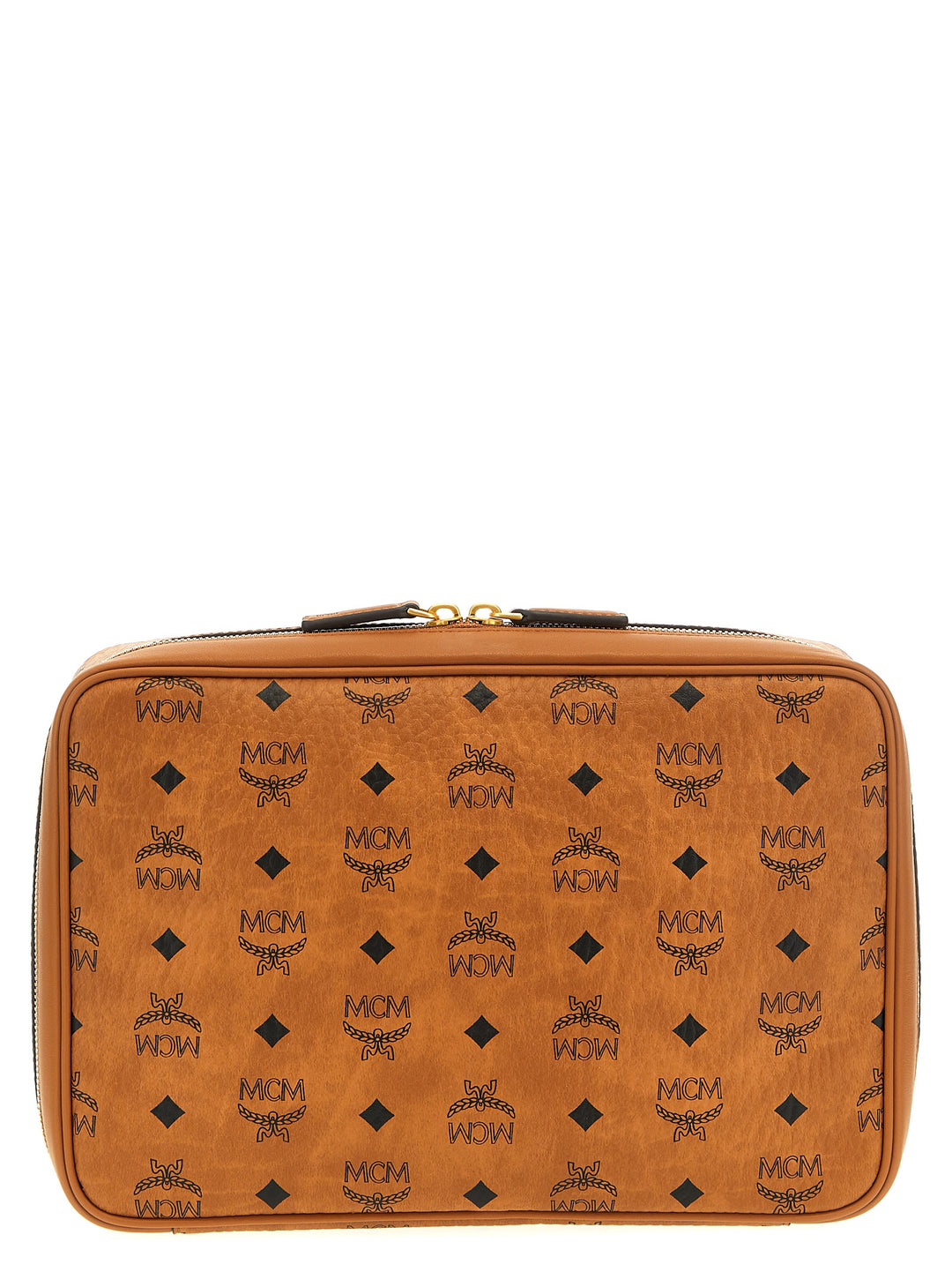 Logo Print Beauty Marrone