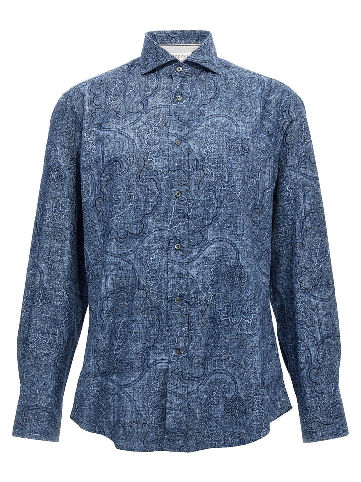 Printed Shirt Camicie Blu