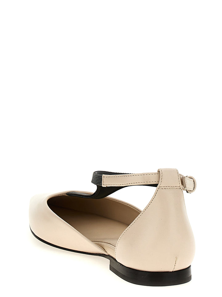 Monile Flat Shoes Beige