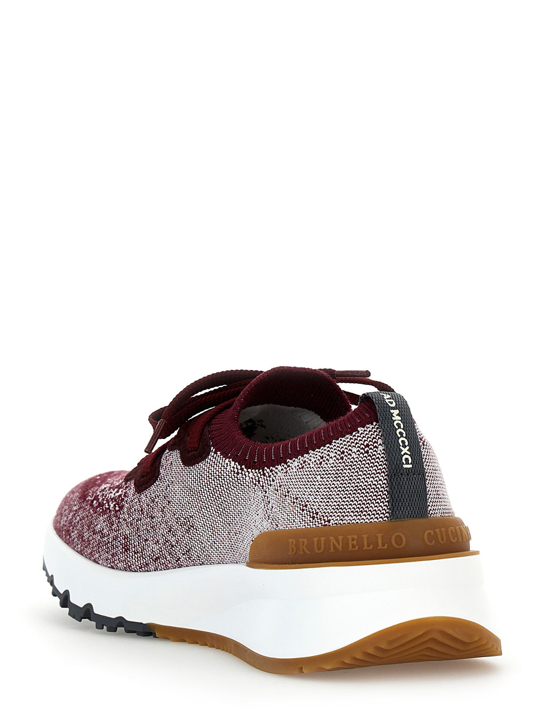 Knitted Sneakers Bordeaux