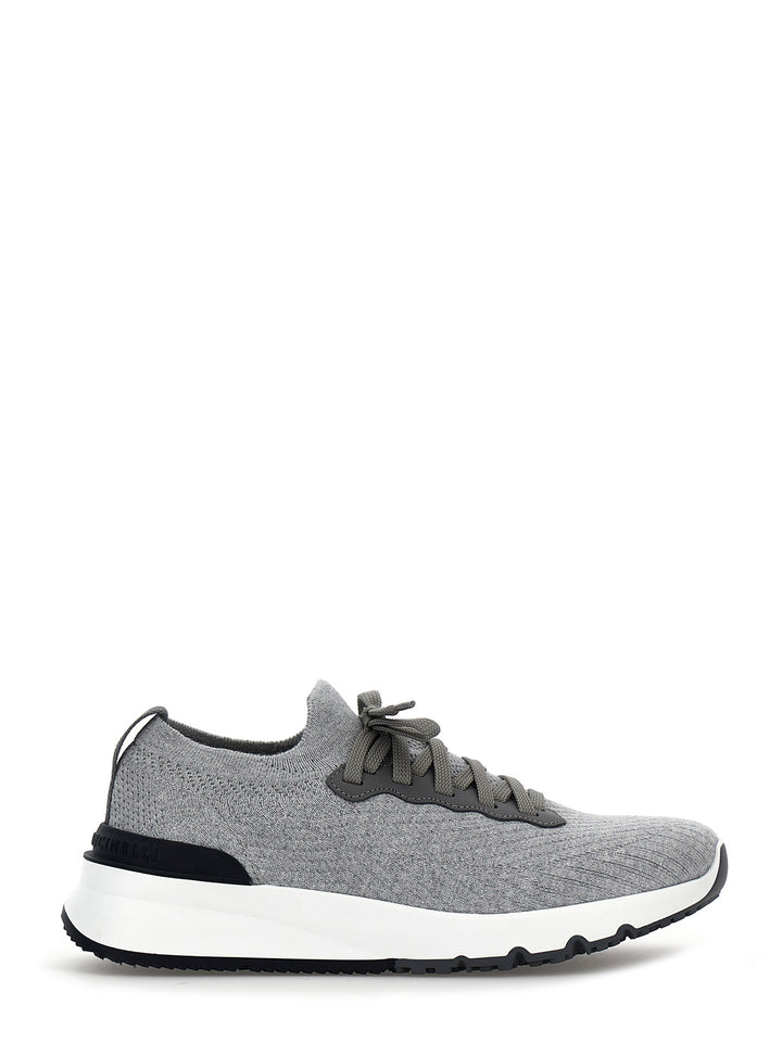 Knitted Sneakers Grigio